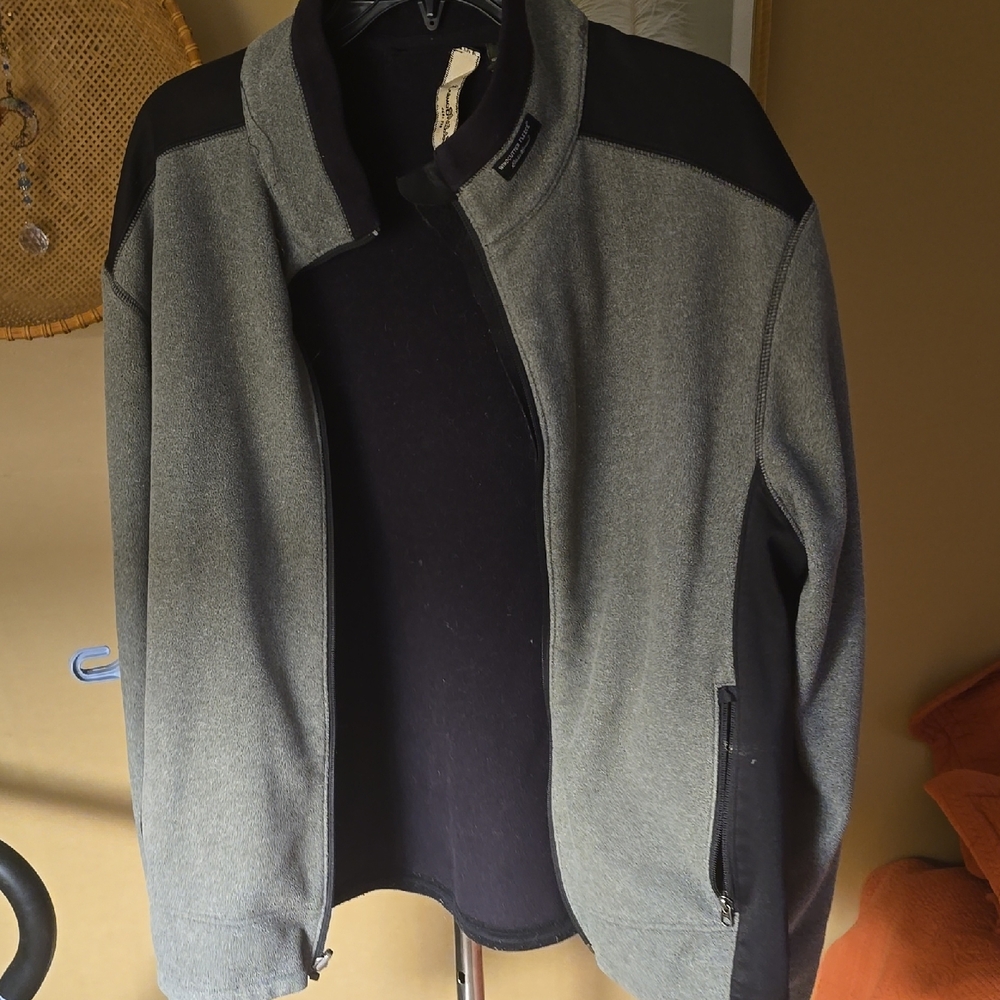 Eddie Borgo Two-Tone Gray and Black Performance Jacket